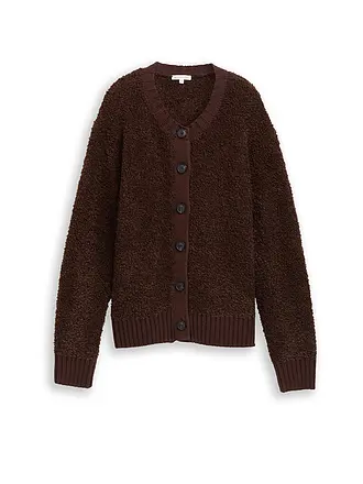 TOM TAILOR | Strickjacke | braun